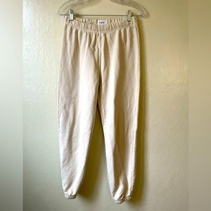 Organic fleece relaxed sweatpants